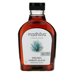 Madhava Natural Sweeteners, Organic Amber Raw Blue Agave, 23.5 oz (667 g) - The Supplement Shop