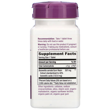 Nature's Way, Boswellia, Premium Extract, 307 mg, 60 Tablets