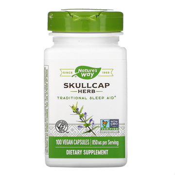 Nature's Way, Skullcap Herb, 100 Vegan Capsules (425 mg per Capsule)