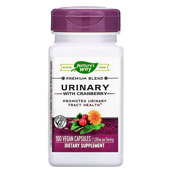 Nature's Way, Urinary with Cranberry, 1,260 mg, 100 Vegan Capsules - The Supplement Shop