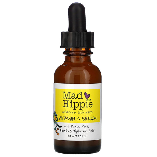 Mad Hippie Skin Care Products, Vitamin C Serum, 8 Actives, 1.02 fl oz (30 ml) - The Supplement Shop
