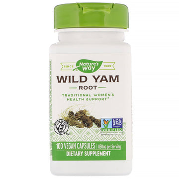 Nature's Way, Wild Yam Root, 850 mg, 100 Vegan Capsules