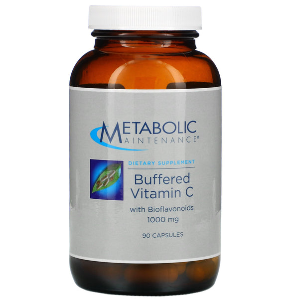 Metabolic Maintenance, Buffered Vitamin C with Bioflavonoids, 1,000 mg, 90 Capsules - The Supplement Shop