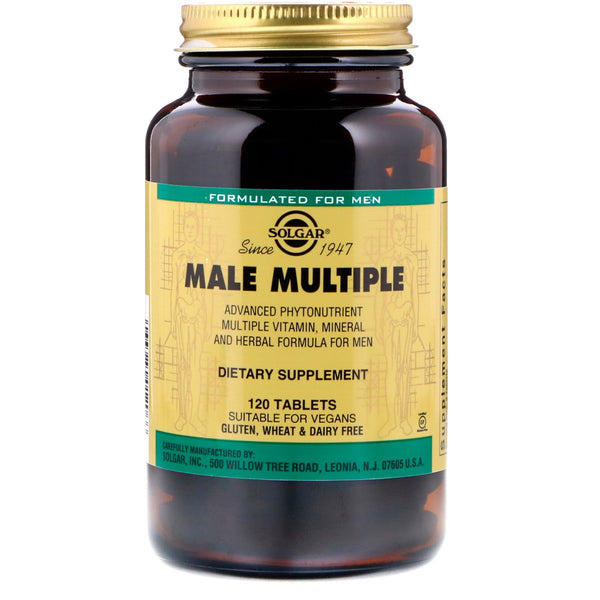 Solgar, Male Multiple, 120 Tablets - The Supplement Shop