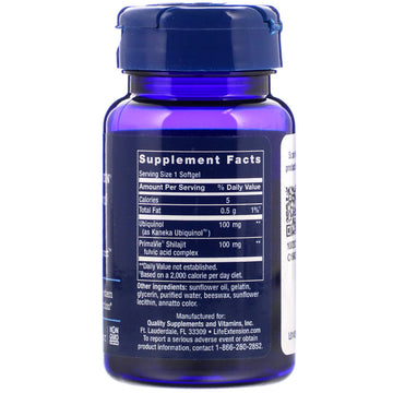 Life Extension, Super Ubiquinol CoQ10 with Enhanced Mitochondrial Support, 100 mg, 60 Softgels