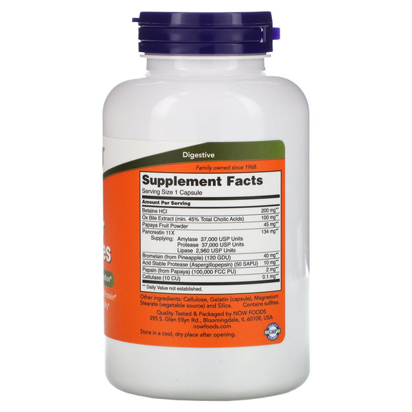 Now Foods, Super Enzymes, 180 Capsules - The Supplement Shop