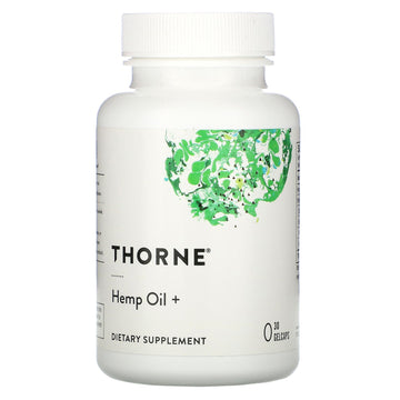 Thorne Research, Hemp Oil +, 30 Gelcaps