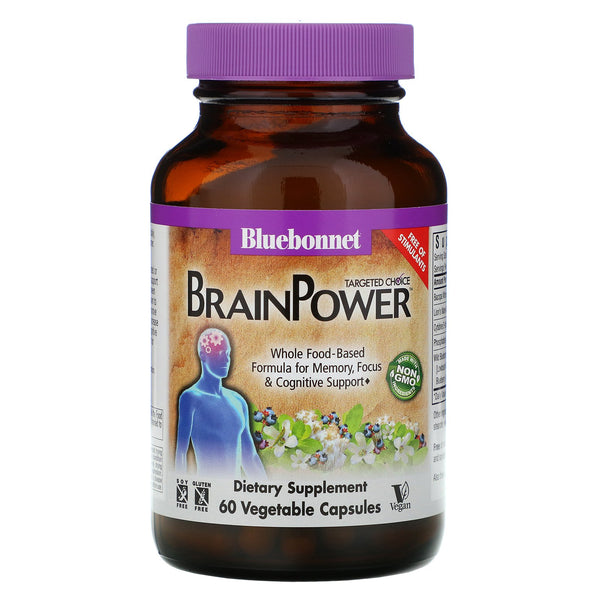 Bluebonnet Nutrition, Targeted Choice, BrainPower, 60 Vegetable Capsules - The Supplement Shop