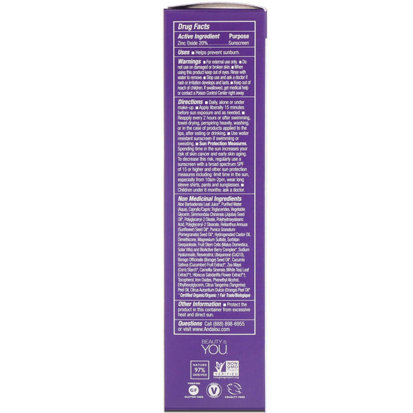 Andalou Naturals, BB Perfecting Beauty Balm, Age Defying, SPF 30, Natural Tint, 2 fl oz (58 ml) - The Supplement Shop