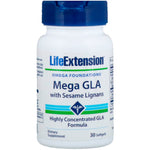 Life Extension, Mega GLA with Sesame Lignans, 30 Softgels - The Supplement Shop