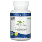 Nordic Naturals, Zinc Glycinate, 20 mg , 60 Capsules - The Supplement Shop