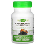 Nature's Way, Charcoal, Activated, 560 mg, 100 Capsules - The Supplement Shop