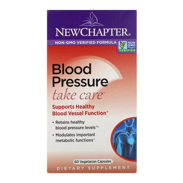 New Chapter, Blood Pressure, Take Care, 60 Vegetarian Capsules