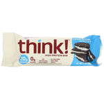 ThinkThin, High Protein Bars, Cookies and Cream, 10 Bars, 2.1 oz (60 g) Each - The Supplement Shop