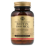 Solgar, Biotin, 1,000 mcg, 250 Vegetable Capsules - The Supplement Shop