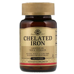 Solgar, Chelated Iron, 100 Tablets - The Supplement Shop