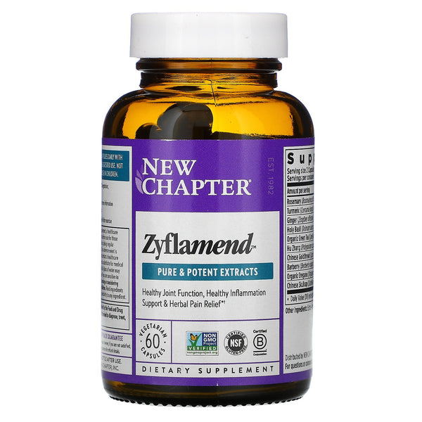 New Chapter, Zyflamend, 60 Vegetarian Capsules - The Supplement Shop