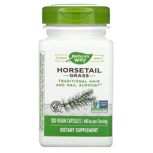 Nature's Way, Horsetail Grass, 440 mg, 100 Vegan Capsules - The Supplement Shop