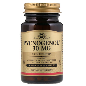 Solgar, Pycnogenol, 30 mg, 30 Vegetarian Capsules