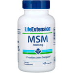 Life Extension, MSM, 1000 mg, 100 Capsules - The Supplement Shop