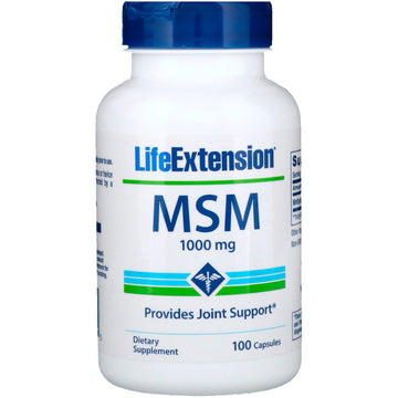 Life Extension, MSM, 1000 mg, 100 Capsules