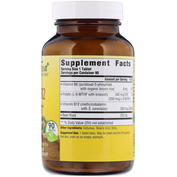 MegaFood, Methyl B12, 90 Tablets - The Supplement Shop