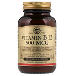 Solgar, Vitamin B12, 500 mcg, 250 Vegetable Capsules - The Supplement Shop