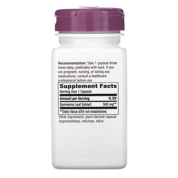 Nature's Way, Gymnema, 500 mg, 60 Vegan Capsules - The Supplement Shop