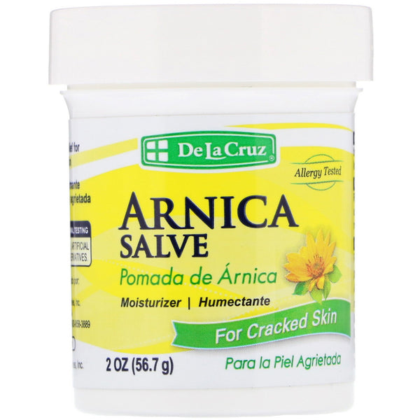De La Cruz, Arnica Salve for Cracked Skin, 2 oz (56.7 g) - The Supplement Shop