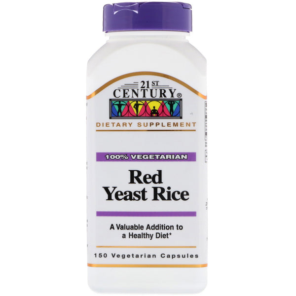 21st Century, Red Yeast Rice, 150 Vegetarian Capsules - The Supplement Shop