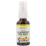 Eclectic Institute, Kids Herbs, Throat Spray, Elderberry Red Root, 1 fl oz (30 ml) - The Supplement Shop