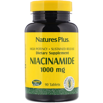 Nature's Plus, Niacinamide, 1000 mg, 90 Tablets