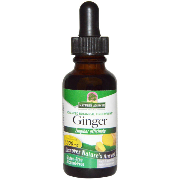 Nature's Answer, Ginger, Alcohol-Free, 1,000 mg, 1 fl oz (30 ml) - The Supplement Shop