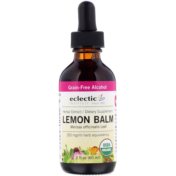 Eclectic Institute, Organic Lemon Balm, 2 fl oz (60 ml) - The Supplement Shop