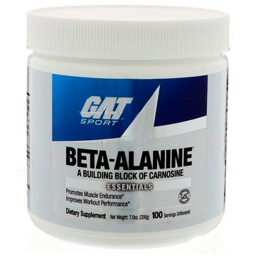 GAT, Beta Alanine, Unflavored, 7.0 oz (200 g)