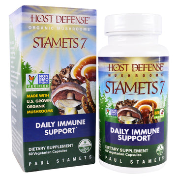 Fungi Perfecti, Stamets 7, Daily Immune Support, 60 Veggie Caps