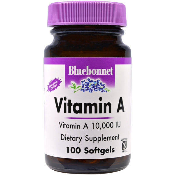 Bluebonnet Nutrition, Vitamin A, 100 Softgels - The Supplement Shop