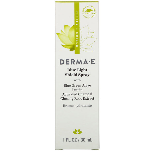 Derma E, Blue Light Shield Spray, 1 fl oz (30 ml) - The Supplement Shop