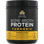 Dr. Axe / Ancient Nutrition, Bone Broth Protein, Turmeric, 1.01 lb (460 g) - The Supplement Shop