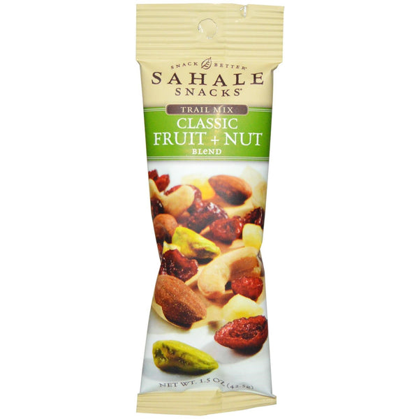 Sahale Snacks, Trail Mix, Classic Fruit + Nut Blend, 9 Packs, 1.5 oz (42.5 g) Each - The Supplement Shop