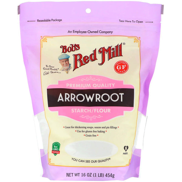 Bob's Red Mill, Arrowroot Starch/Flour, Gluten Free, 16 oz (454 g) - The Supplement Shop