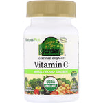 Nature's Plus, Source of Life Garden, Certified Organic Vitamin C, 60 Vegan Capsules - The Supplement Shop