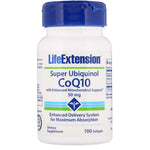 Life Extension, Super Ubiquinol CoQ10 with Enhanced Mitochondrial Support, 50 mg, 100 Softgels - The Supplement Shop