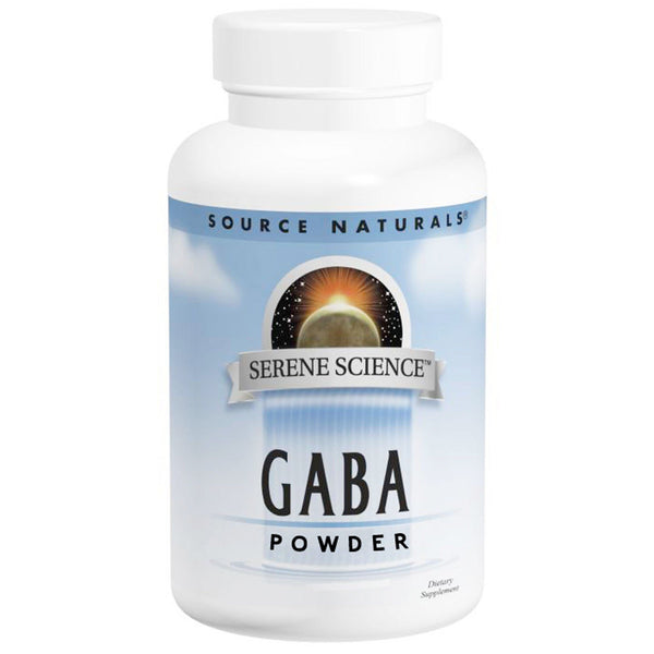 Source Naturals, GABA Powder, 8 oz (226.8 g) - The Supplement Shop