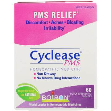 Boiron, Cyclease PMS, Relief (after PMS), 60 Quick-Dissolving Tablets