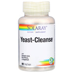 Solaray, Yeast-Cleanse, 90 VegCaps - The Supplement Shop