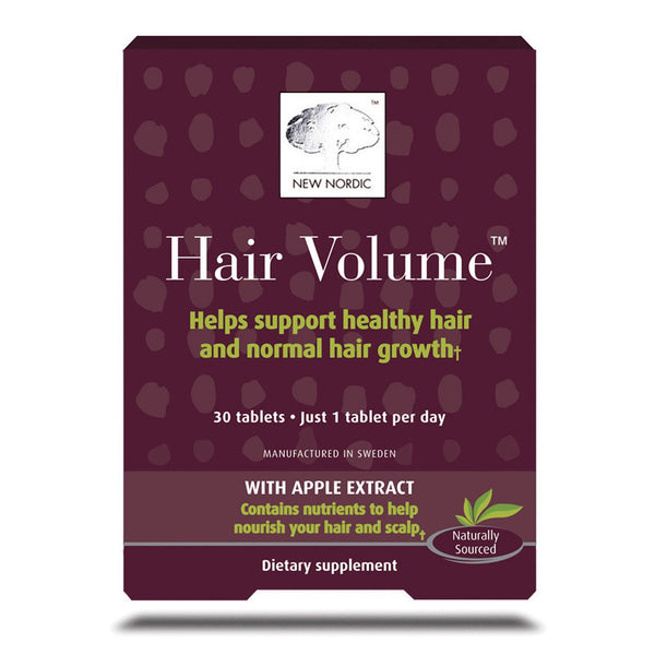 New Nordic, Hair Volume with Apple Extract, 30 Tablets - The Supplement Shop