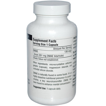 Source Naturals, DMAE, 351 mg, 200 Capsules