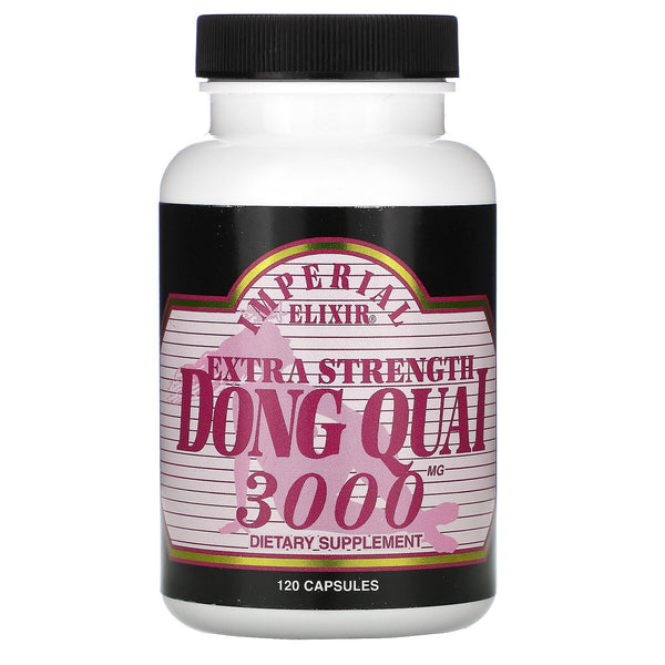 Imperial Elixir, Extra Strength, Dong Quai, 3000 mg, 120 Capsules - The Supplement Shop