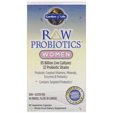 Garden of Life, RAW Probiotics, Women, 90 Vegetarian Capsules